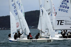 大会3日目、ようやく安定した風の中で2レースが行われた