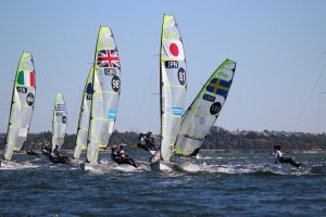 49er級の牧野・高橋チーム（写真/JSAFオリンピック強化委員会）