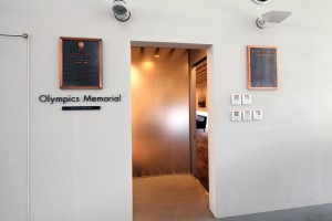 ヨットハウス2階のオリンピックメモリアル（展示室）