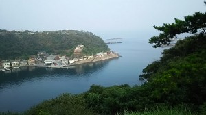 大島の波浮港。時間を忘れてしまうような雰囲気に感動です
