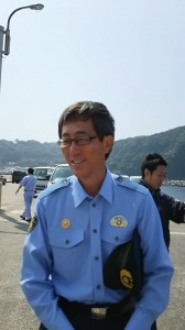 大島の警察署長さんも観戦してくれました