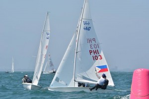 関東470選手権大会に特別参加したフィリピンチーム