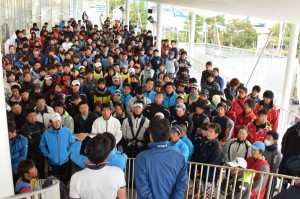 最終日、レース前のミーティング