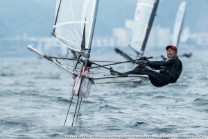 日本勢トップの後藤選手。モスワールド初日YANMAR Moth World Championship 2016@JUNICHI HIRAI / BULKHEAD magazine JAPAN 