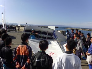 陸上講義では道具を学ぶ