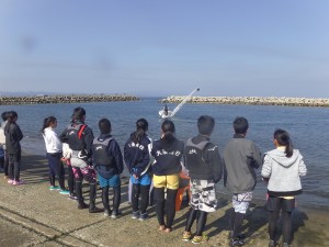 蛭田コーチによるロールタックの実践