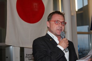 ワールドセーリングからアドバイザーとしてやってきたChristoph Gamountさん　JSAF