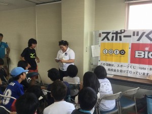 佐藤講師。OP-Aの初日のレクチャー、自己紹介から始まりました