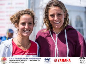 女子3位のイタリアのIlaria PATERNOSTER/Bianca CARUSO