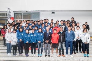 一堂に会した日本から参加の選手たち