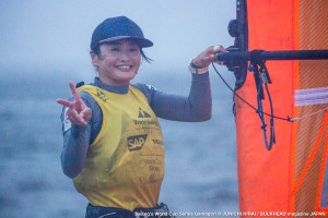 RS:X女子2位の大西富士子選手  photo by Junichi Hirai