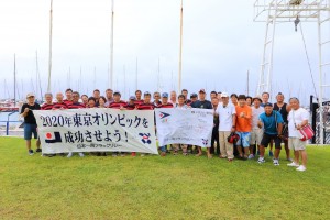 宜野湾港マリーナに集まったセーラーたち