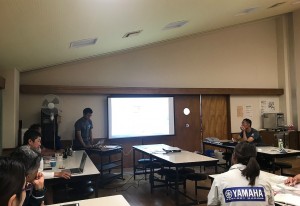 選手が自分の現状分析と今後の取組みを発表し、自分自身と向き合う時間を作りました