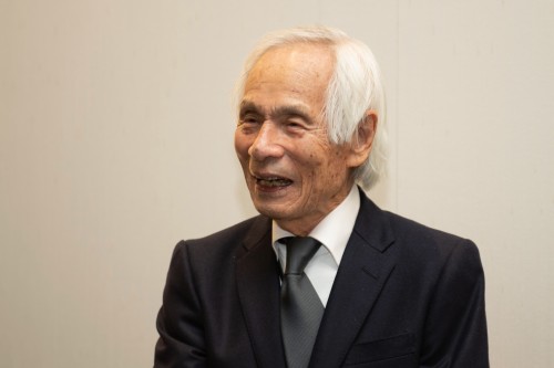 朗らかな口調で航海を振り返る©Sachie Hamaya
