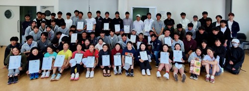 一堂に会した参加選手©JSAF